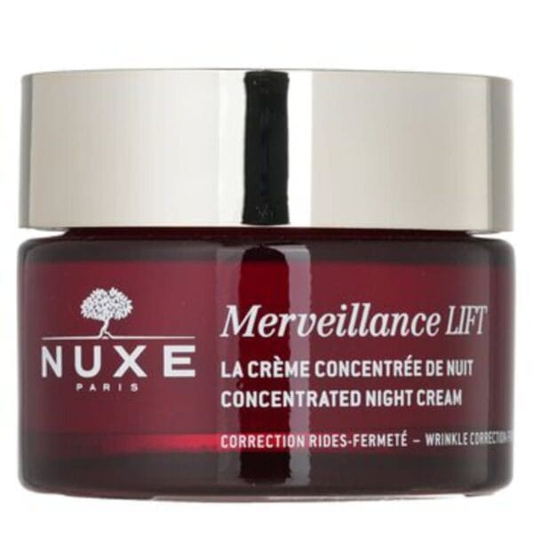 Nuxe Merveillance Lift nachtcrème geconcentreerd anti-veroudering verstevigend pot 50 ml
