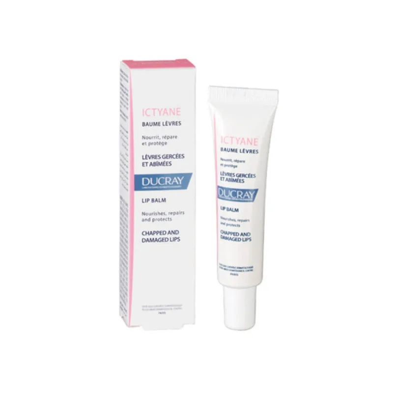 Ducray Ictyane balsam do ust nawilżający i chroniący suche usta 15 ml