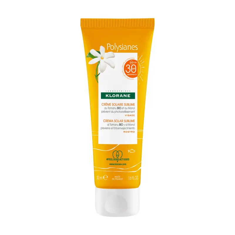 Klorane Polysianes krem do twarzy z filtrem SPF30 50 ml