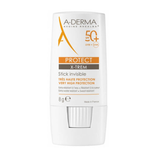 A-Derma Protect X-Trem Unsichtbarer Sonnen-Stick SPF 50+ 8 g