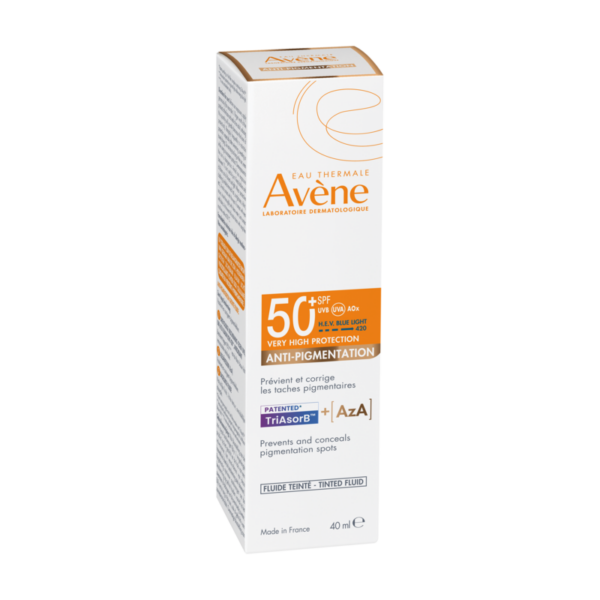 Avène Eau Thermale Fluido facial antimanchas SPF50+ com cor 40 ml