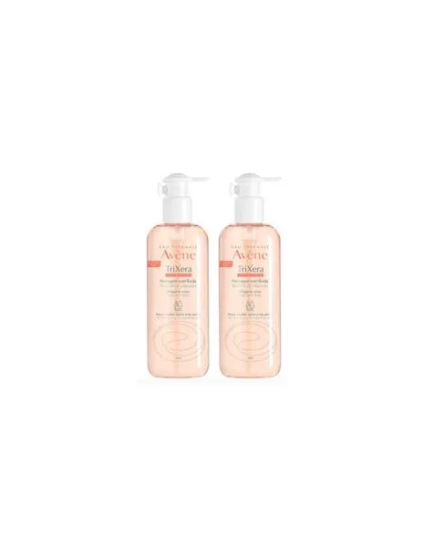 Avène TriXera Nutrition Duplo Żel Oczyszczający Nutri-Fluido Twarz i Ciało 2×500 ml
