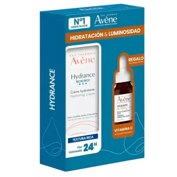 Avène Hydrance Pack Crema Viso + Siero Idratante 10 ml in Regalo