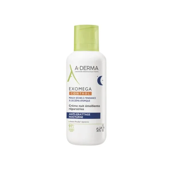 A-Derma Exomega Control Crema Notte Emolliente Pelle Atopica 400 ml