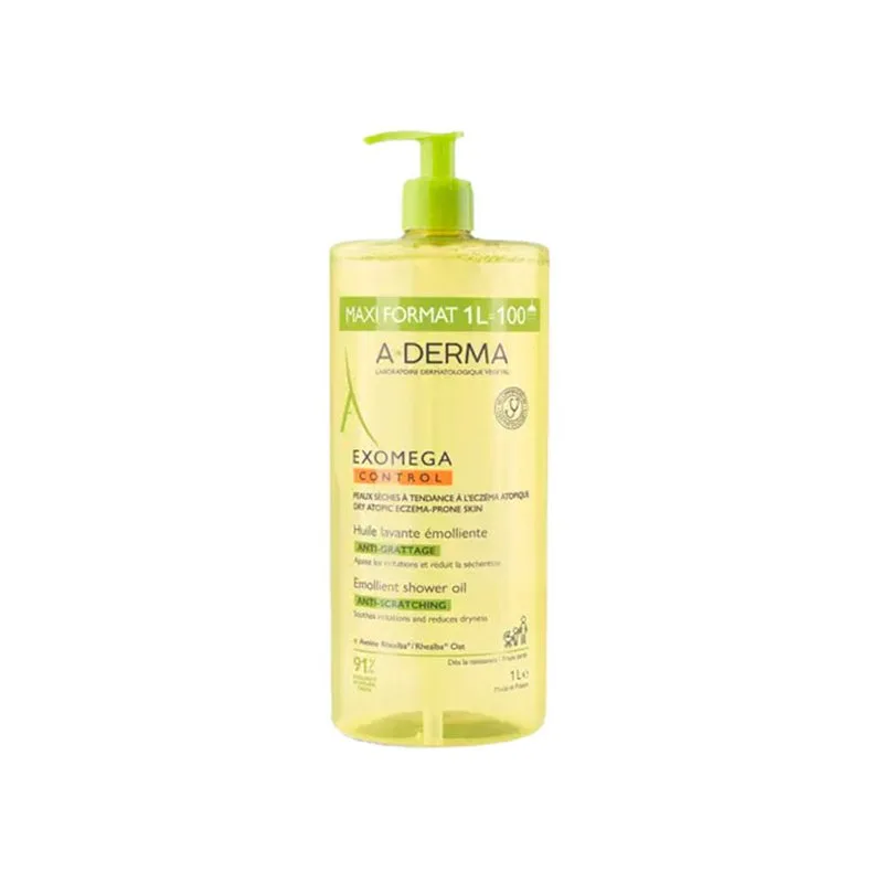 A-Derma Exomega Control Olio Detergente Emolliente Pelle Secca e Atopica 1000 ml