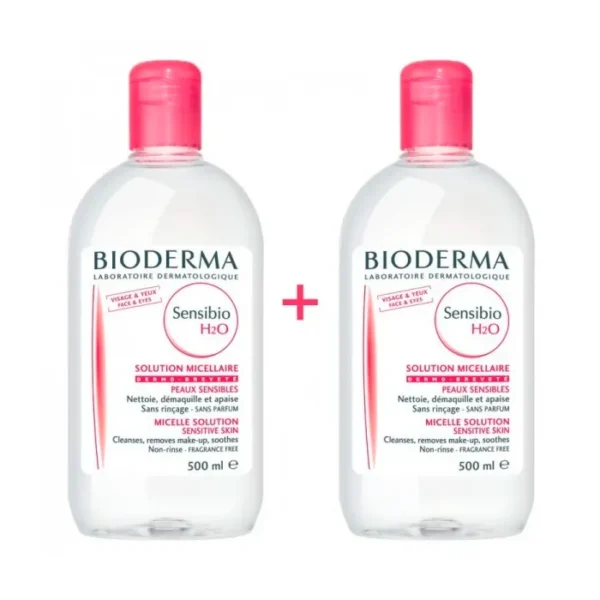 Bioderma Sensibio H2O Acqua Micellare Pelle Sensibile Doppio 2 x 500 ml