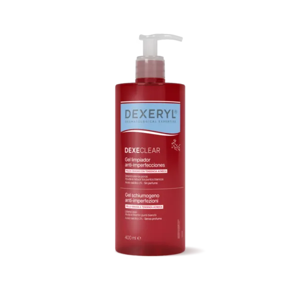 Dexeryl Dexeclear żel oczyszczający przeciw niedoskonałościom, tłusta i trądzikowa skóra 400 ml