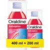 Oraldine Antiseptique bain de bouche pack 400 ml + 200 ml gratuit