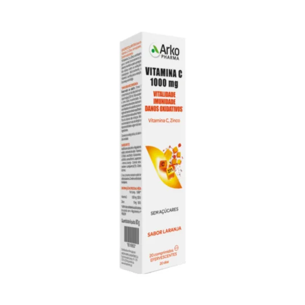 Arkovital Vitamina C 1000 mg effervescente, integratore alimentare, 20 compresse