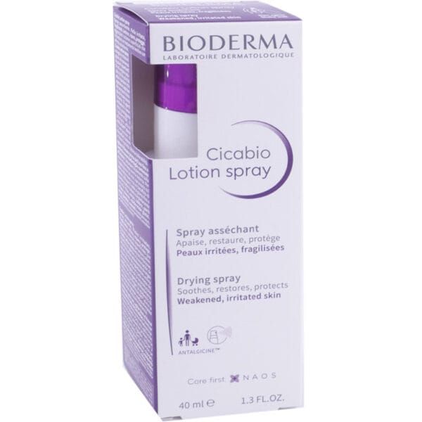 Bioderma Cicabio Loción Secante en Spray para Piel Irritada 40 ml