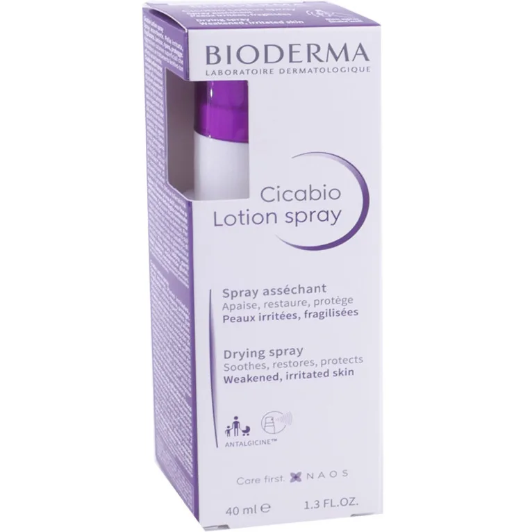 Bioderma Cicabio Loción Secante en Spray para Piel Irritada 40 ml