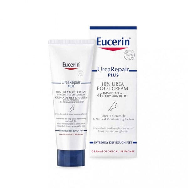 Eucerin UreaRepair Plus reparierende Fußcreme 10% urea Tube 100 ml
