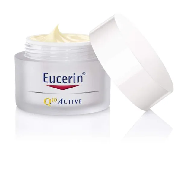 Eucerin Q10 Active creme de dia anti-rugas pele seca e sensível 50 ml