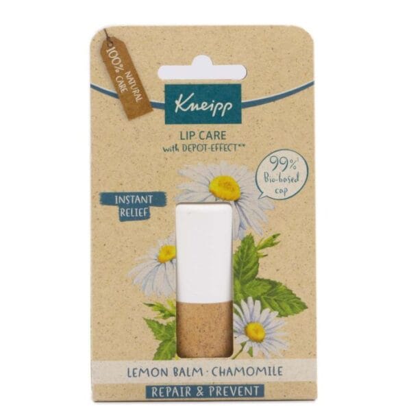 Kneipp baume à lèvres réparateur et préventif citron et camomille 4,7 g