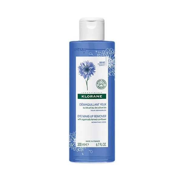 Klorane ögonmakeupborttagning för känsliga ögon med blåklint 200 ml