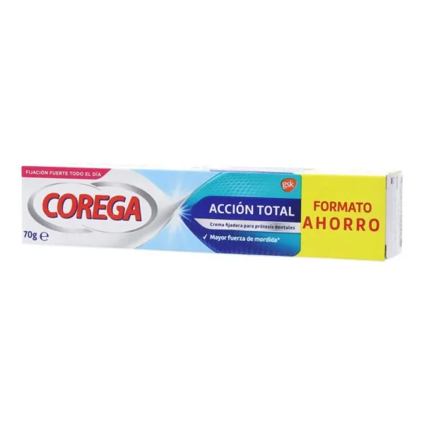 Corega Actie Total fixerende crème voor tandprotheses tube 70 g