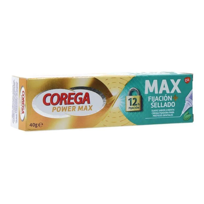 Corega Max Fijación + Sellado minttu liimavoide hammasproteesille 40 g