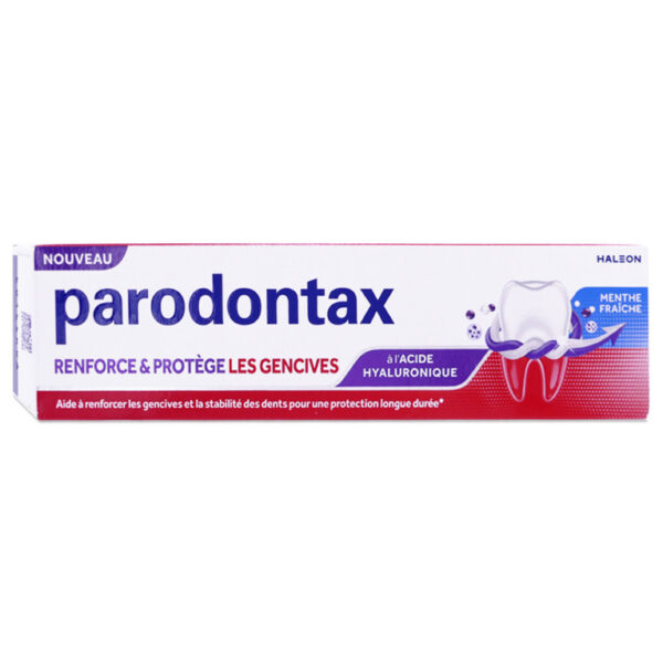 Parodontax Renforce et Protège pâte dentaire gencives avec acide hyaluronique 75 ml