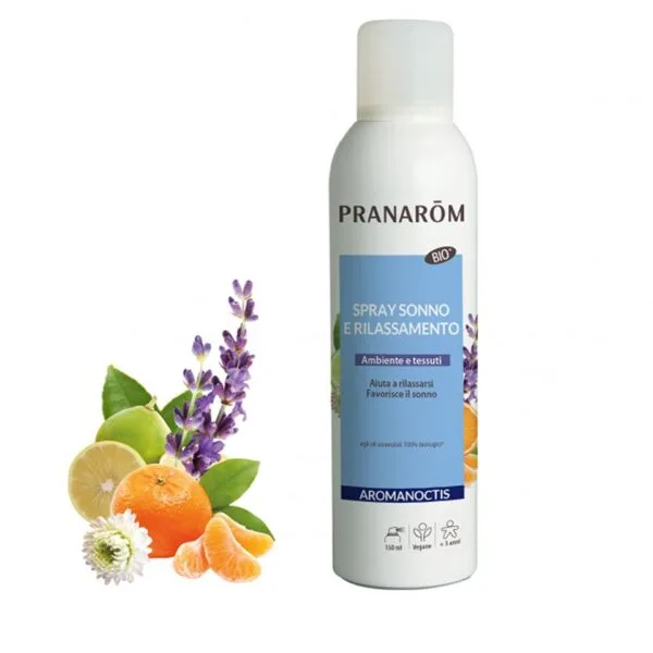Pranarôm Aromanoctis Spray Sonno e Rilassamento Bio 150 ml