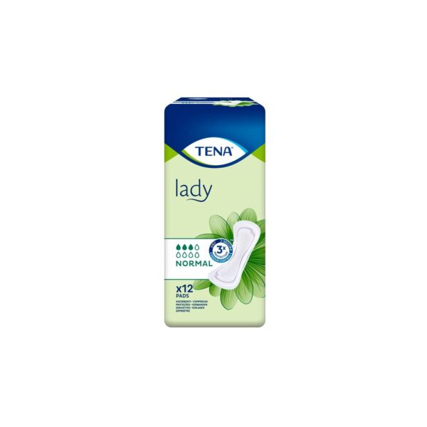 TENA Lady Normal Einlagen für leichte weibliche Inkontinenz, Packung 12 Stück