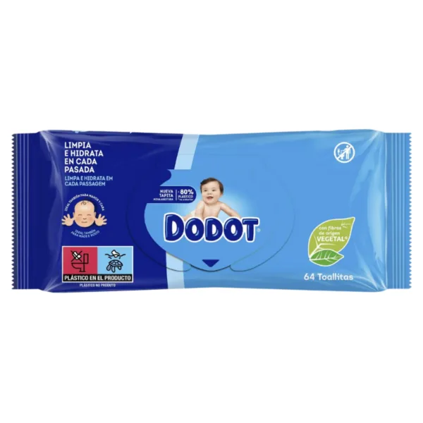 Dodot chusteczki nawilżane dla niemowląt, opakowanie 64 sztuk