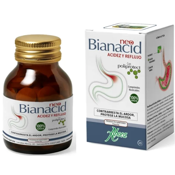 Aboca NeoBianacid Säure und Reflux 45 Kautabletten