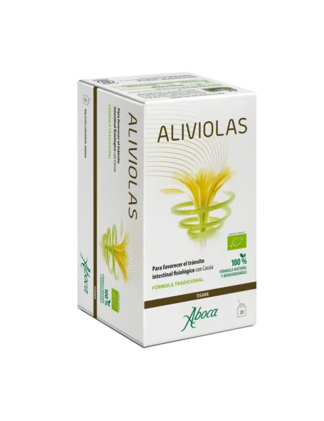 Aboca Aliviolas Bio tisanas tránsito intestinal 20 bolsitas
