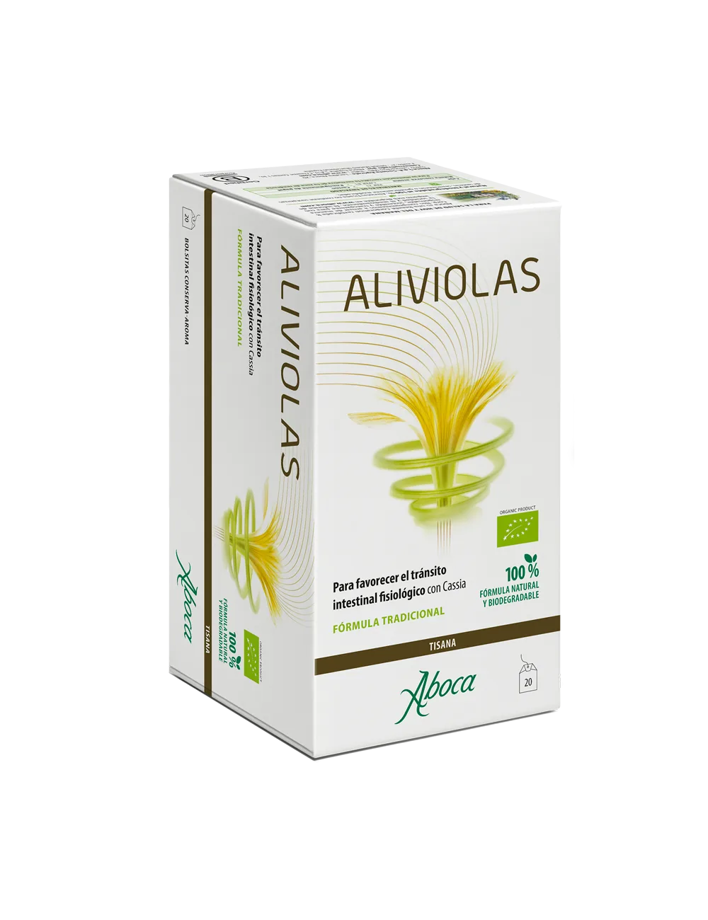 Aboca Aliviolas Bio tisanas tránsito intestinal 20 bolsitas