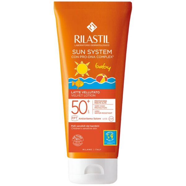 Rilastil Sun System Baby Leche Velluto SPF 50+ Kinder-Sonnenschutz 200 ml