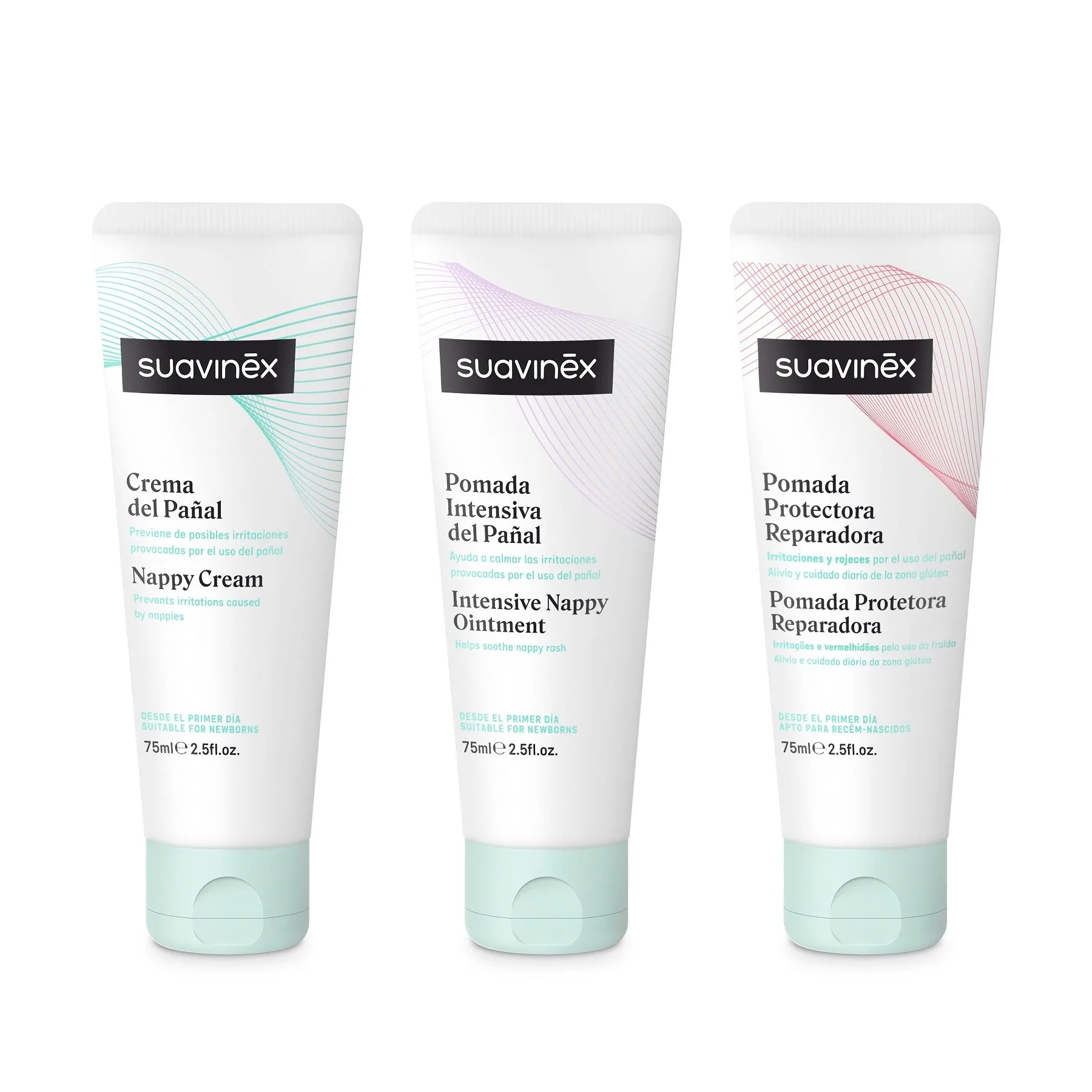 Suavinex Pomada Protetora e Reparadora para Bebê na Zona da Fralda 75 ml