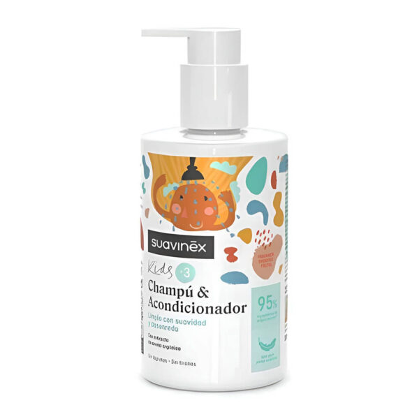 Suavinex Kids champú y acondicionador infantil 2 en 1 300 ml