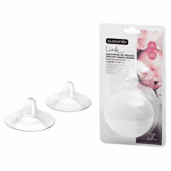 Silikonske dojke Suavinex veličine M 20 mm, blister s 2 komada
