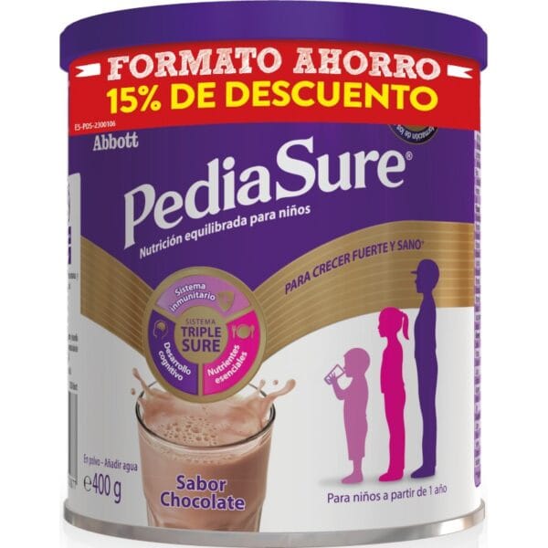 PediaSure Pulver Schokoladengeschmack pädiatrisches Nahrungsergänzungsmittel 400 g