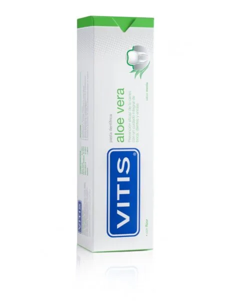 VITIS dentifrice à l'aloe vera saveur menthe tube 100 ml