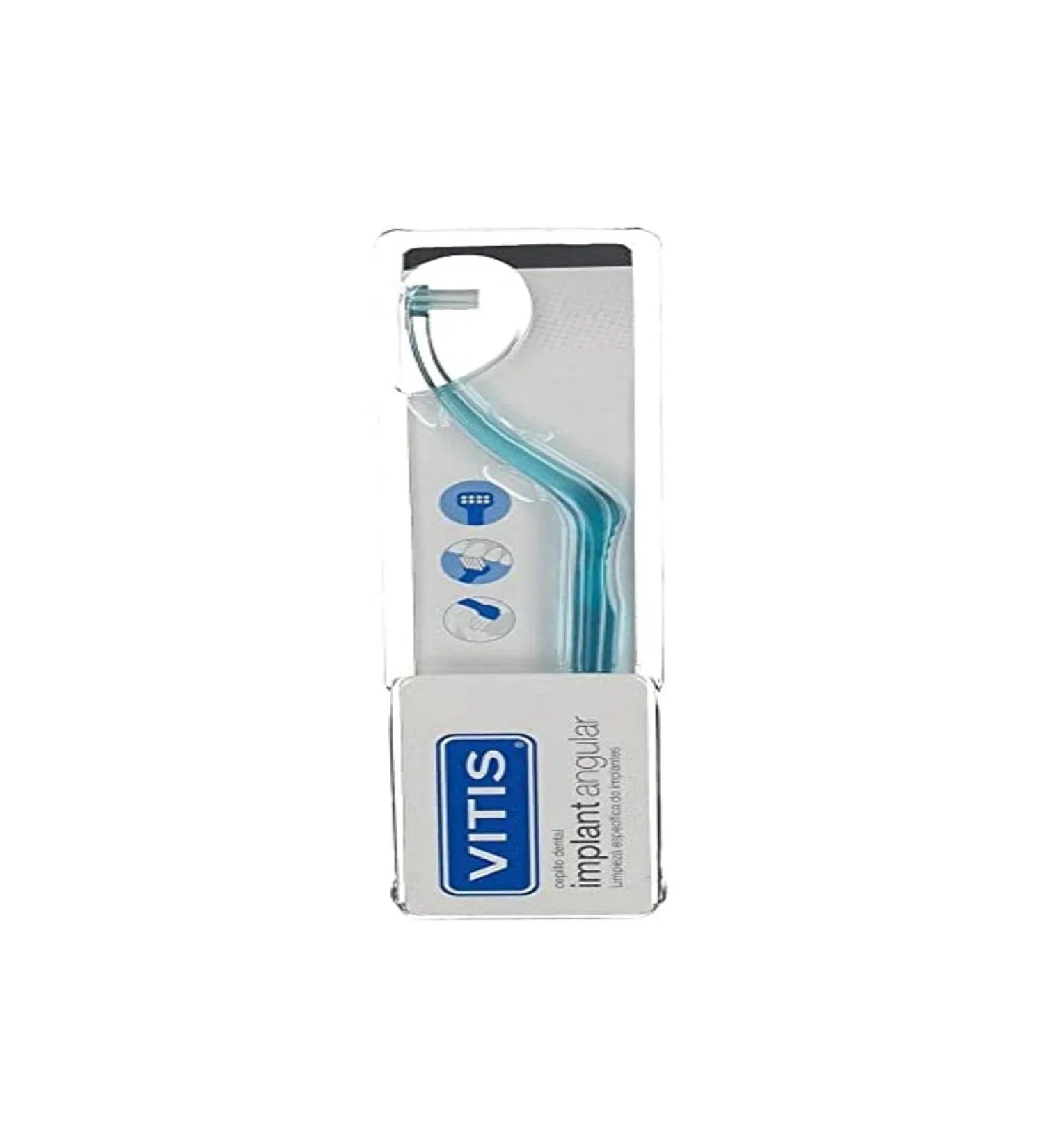 Vitis escova dental implante angular para implantes e zonas de difícil acesso