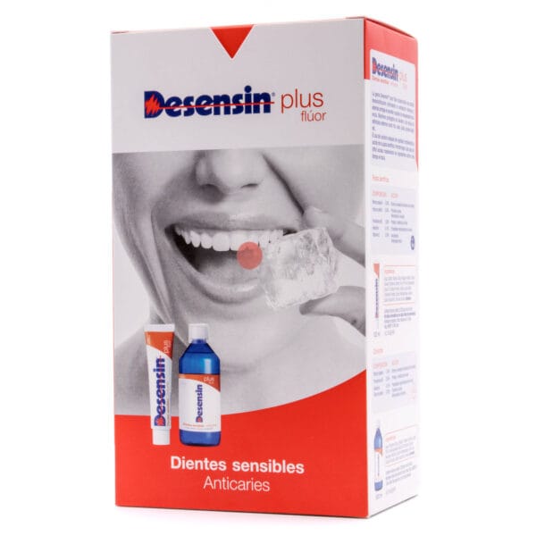 Desensin Plus pakke tandpasta 125 ml + mundskyl 500 ml