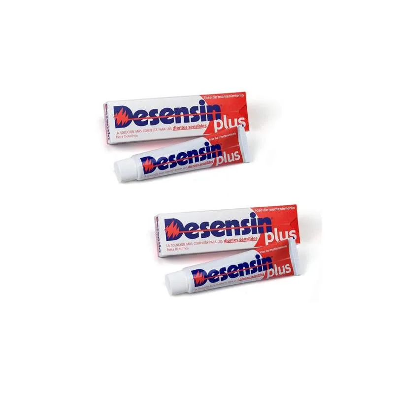 Desensin Plus Fluor tandpasta voor tandgevoeligheid duplo 2×150 ml