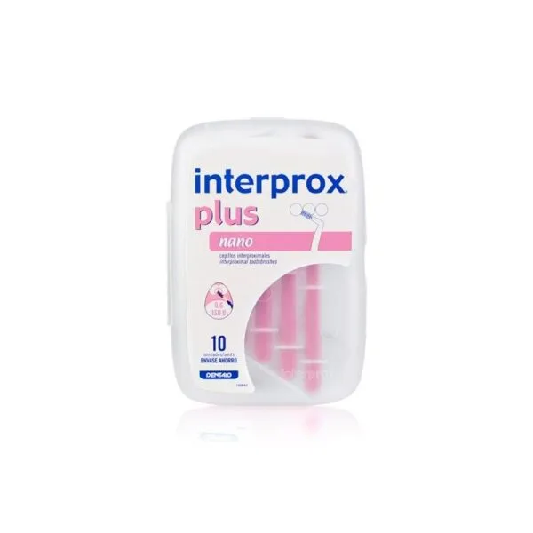 Interprox Plus Nano hoekige interproximaal borstels 0,6 mm x 10 eenheden