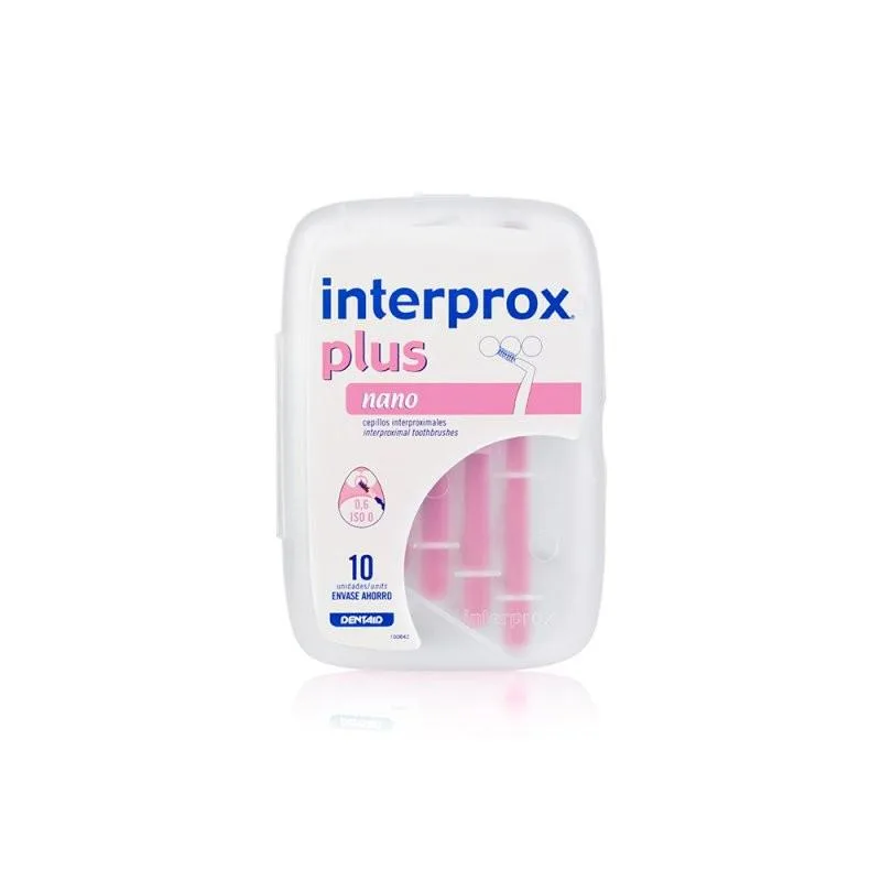 Interprox Plus Nano γωνιακές ενδιάμεσες βούρτσες 0,6 mm x 10 μονάδες