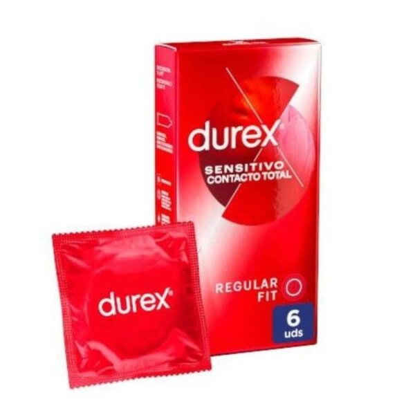 Durex Sensible Totaler Kontakt Kondome, Pack mit 6 Stück