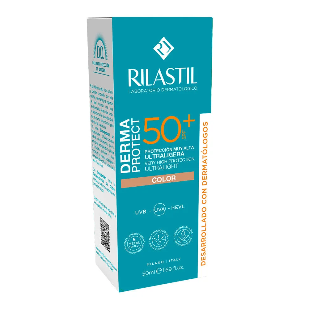 Rilastil Dermaprotect SPF 50+ crema facial con color 50 ml