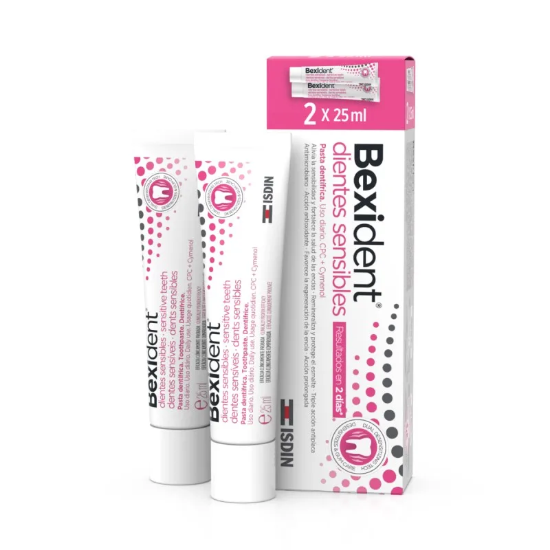 Bexident Känsliga tänder tandkräm paket 2 x 75 ml