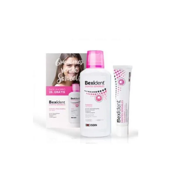 Bexident Empfindliche Zähne Pack Mundspülung 500 ml + Zahnpasta 75 ml