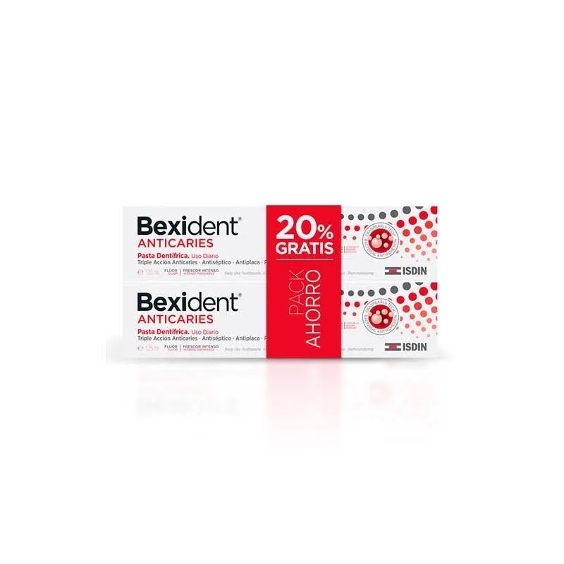 Bexident Anticaries pasta dentífrica dúo 2 x 125 ml