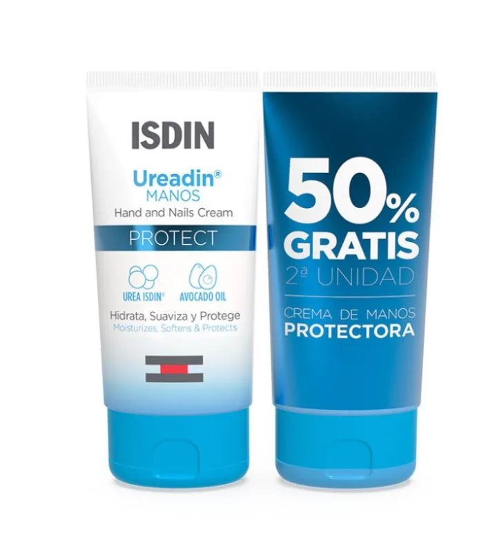 ISDIN Ureadin Manos Handkräm Protect Pack 2×50 ml