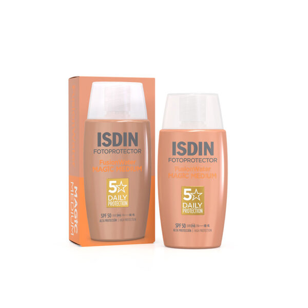 Fusion Water Magic Color Medium SPF 50 φωτοπροστατευτικό προσώπου με χρώμα 50 ml