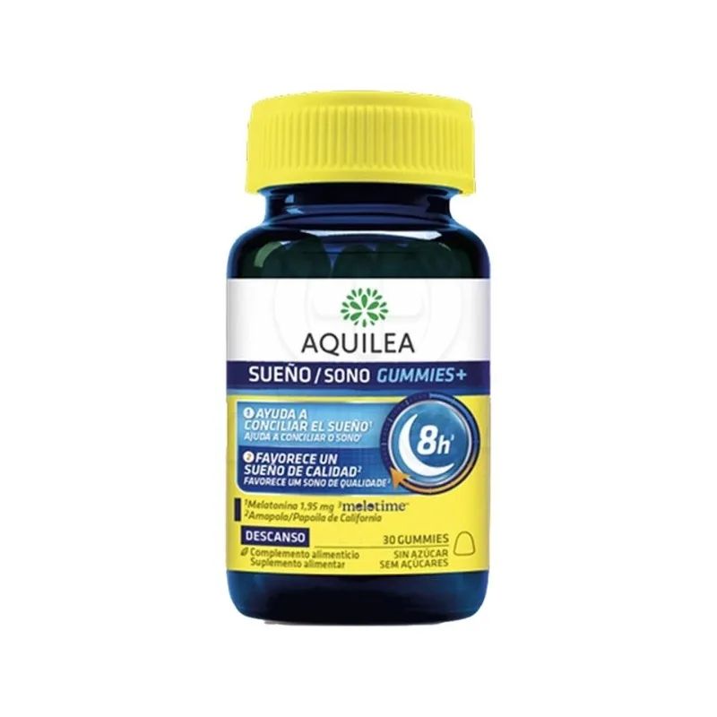Aquilea Søvn Gummies+ 30 sukkerfri gummibamser for at fremme natlig hvile