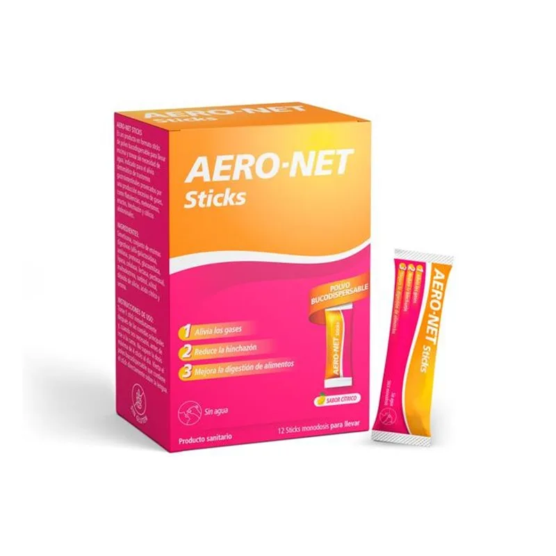 Uriah Aero-Net Verdauungszusatz 12 Einzeldosis-Sticks mit Zitrusgeschmack