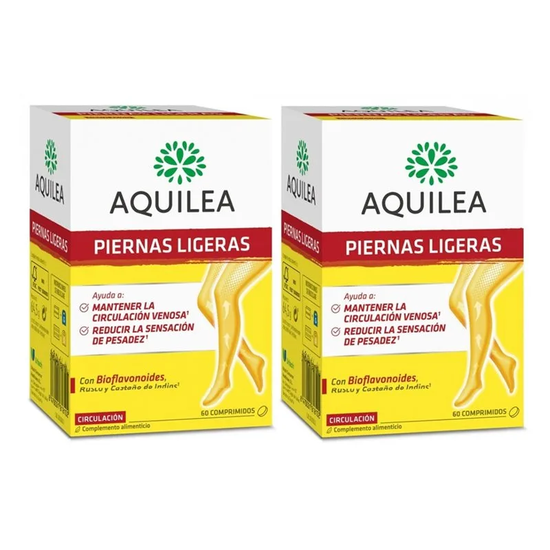Aquilea Pernas Leves 2 x 60 comprimidos embalagem 2ª unidade -50%