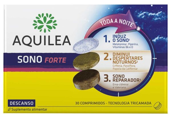 Aquilea Schlaf Forte Ergänzung für die nächtliche Erholung 30 Tabletten